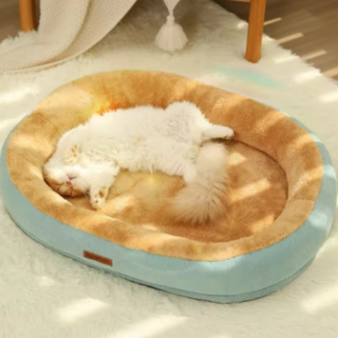 n cocon de douceur – Lit en peluche haut confort, parfait pour chiots, chats et animaux de petite à moyenne taille